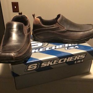 Men’s Brown Leather Sketchers